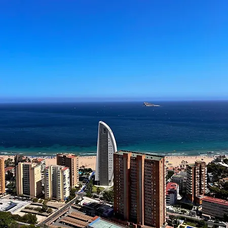 Lägenhet Sea View, 30th Floor, Garage, Heated Pool, Ac Benidorm