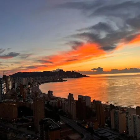 Sea View, 30th Floor, Garage, Heated Pool, Ac Benidorm