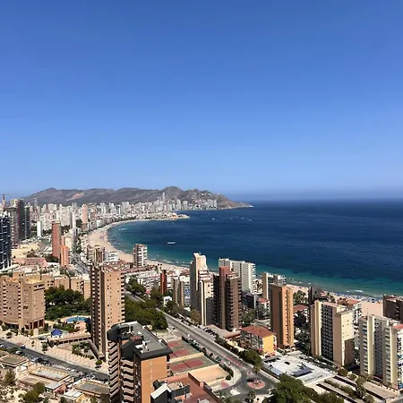 Lägenhet Sea View, 30th Floor, Garage, Heated Pool, Ac Benidorm