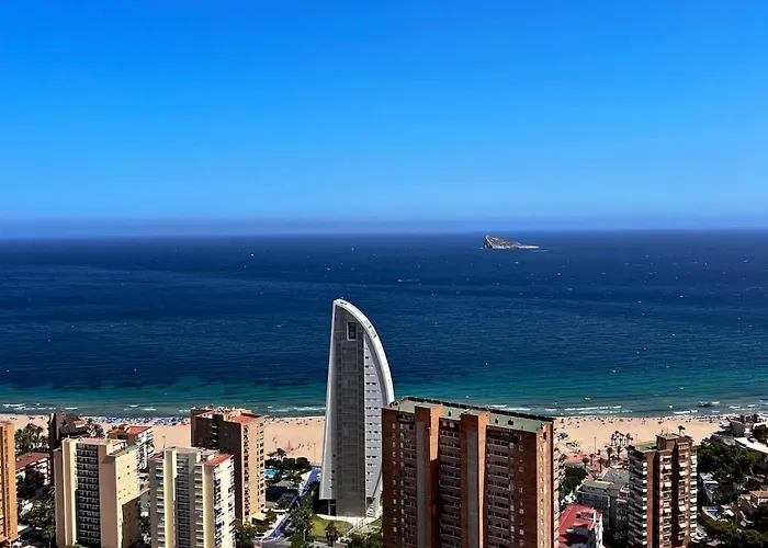 Апартаменты Sea View, 30th Floor, Garage, Heated Pool, Ac Бенидорм