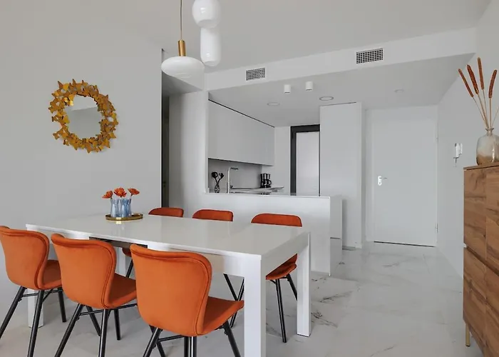 Sea View, 30th Floor, Garage, Heated Pool, Ac Апартаменты Бенидорм